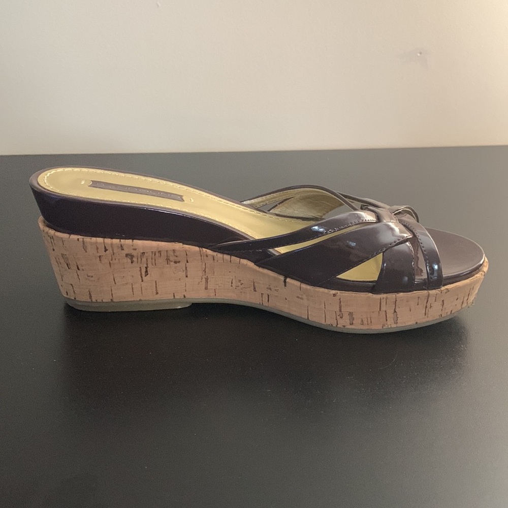 Bandolino Brown Wedge Sandals - Picture 3 of 8